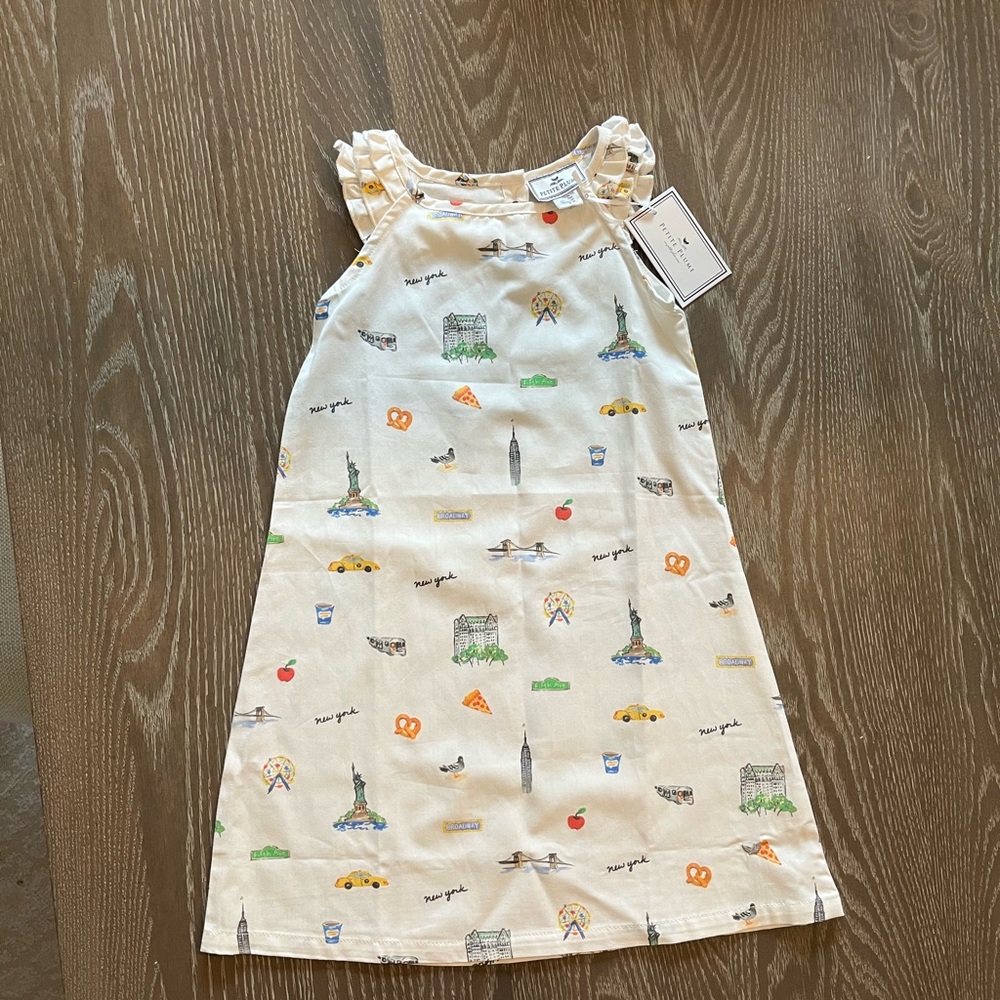 NWT Petite Plume Toddler 4T Nightgown with New York City Print